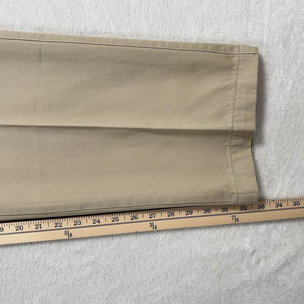 Peter Millar Raleigh Washed Twill Pant Mens Sz 40x38(32) Khaki 100% Pima Cotton - Picture 11 of 12
